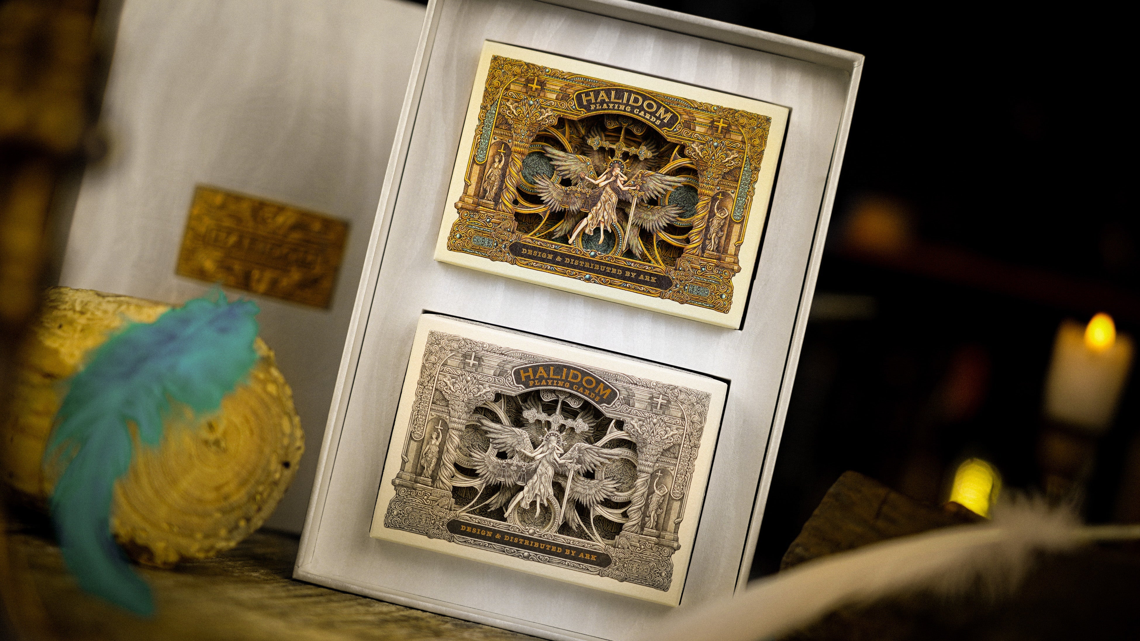 Ark Halidom Leather トランプカード Halidom Leather by Ark Playing Cards