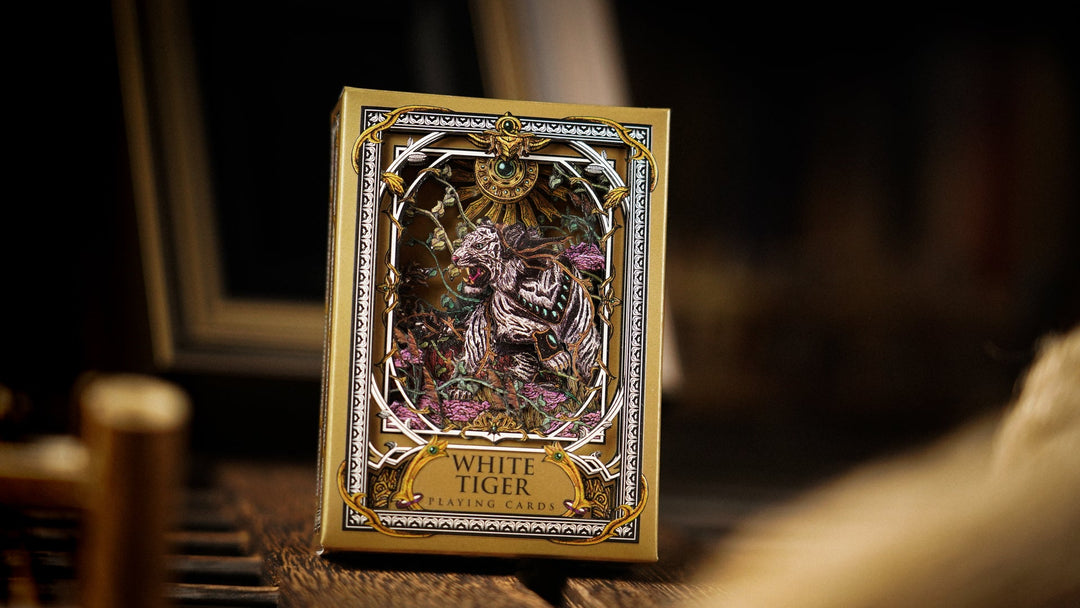 White Tiger Playing Cards